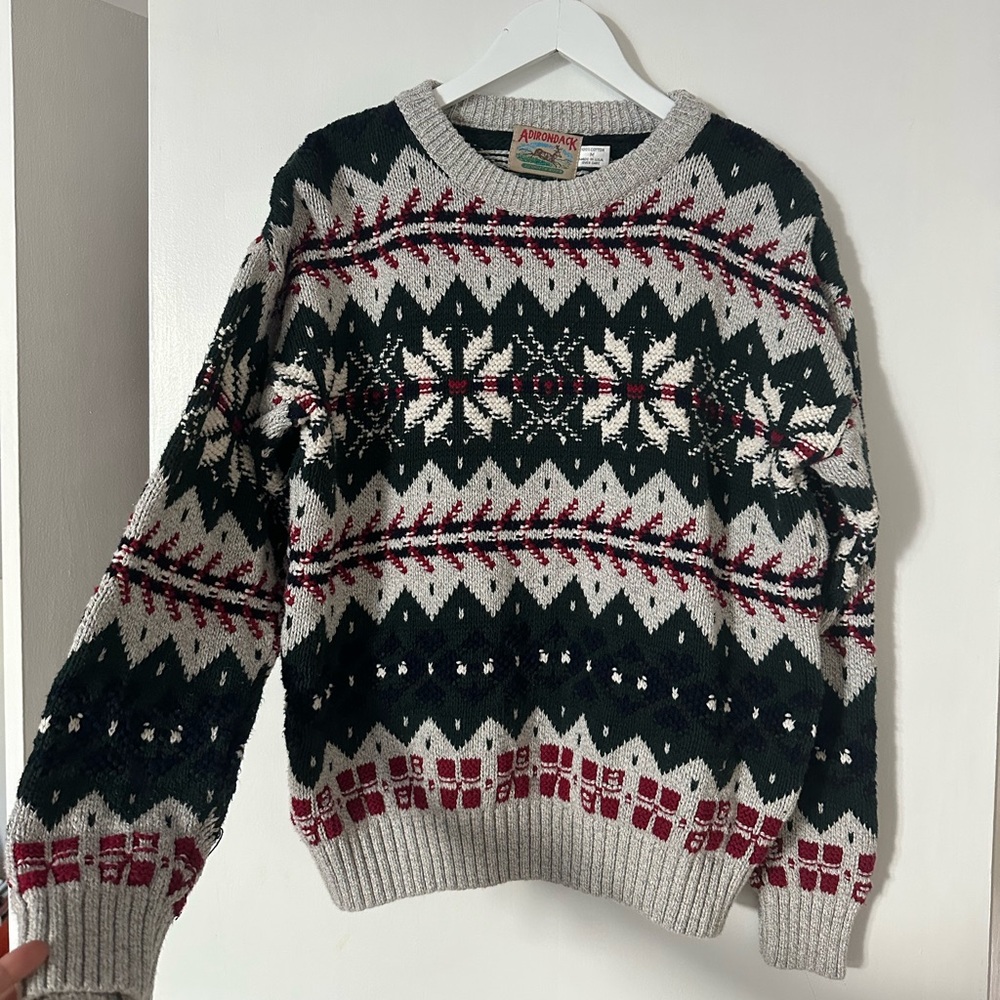 Vintage winter knit sweater